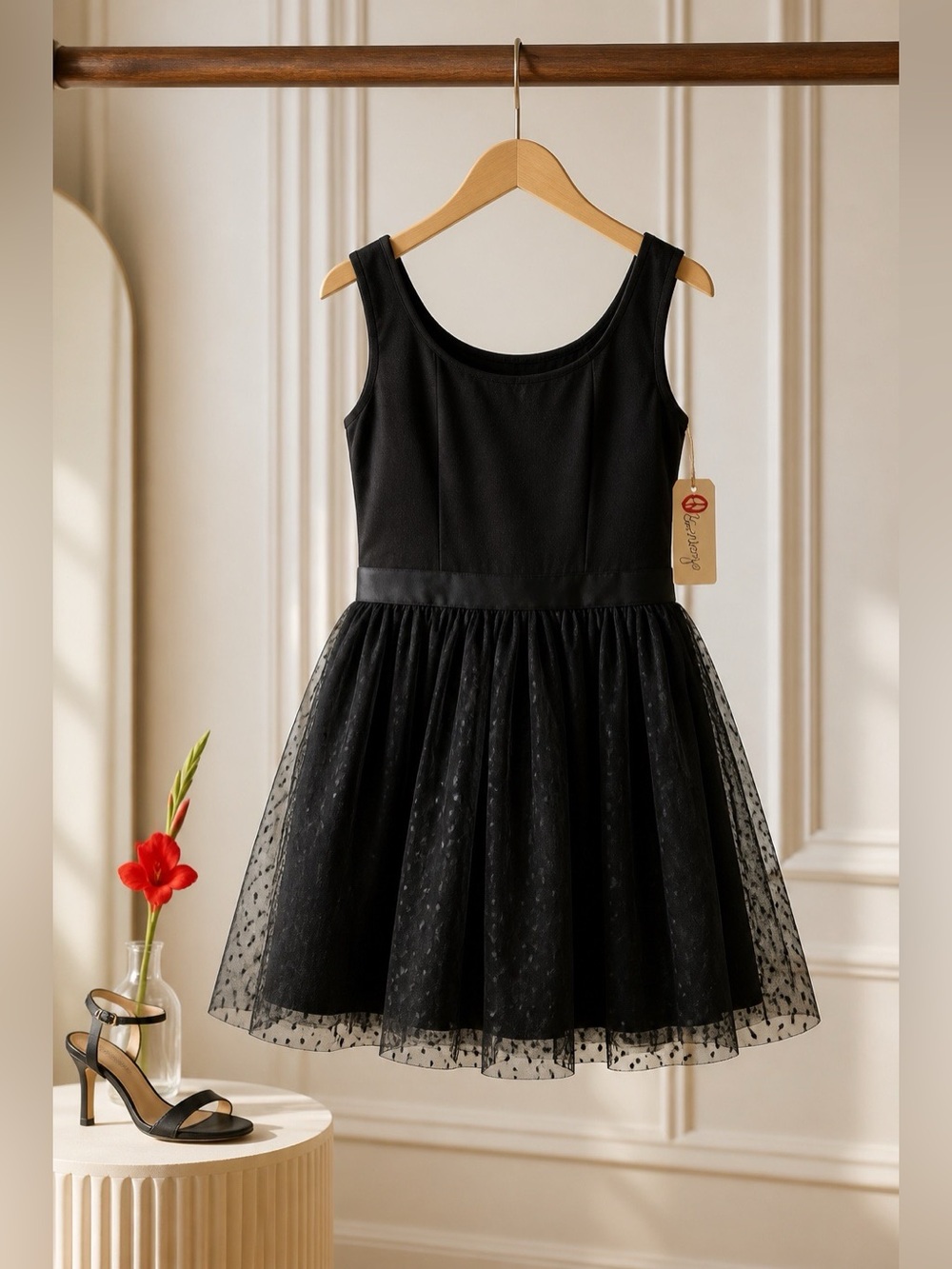 LITTLE BLACK PARTY DRESS SIZE XL NY OLSENBOYE NWT